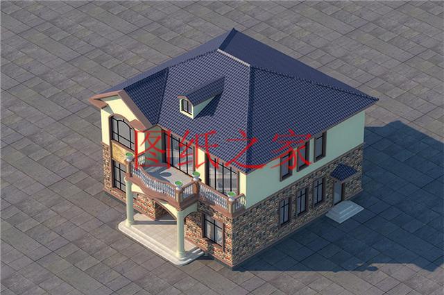 5套開間12米的二層別墅，戶型方正實用，人人都喜歡！