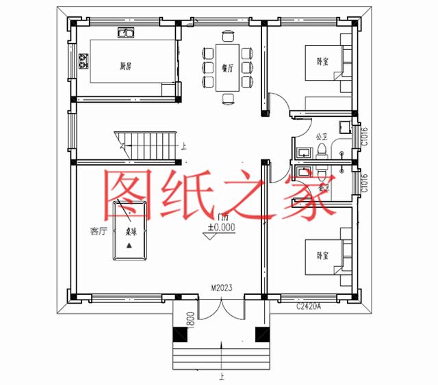 5套開間12米的二層別墅，戶型方正實用，人人都喜歡！