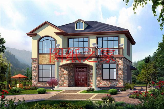 5套開間12米的二層別墅，戶型方正實用，人人都喜歡！