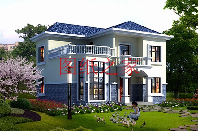 5套開間12米的二層別墅，戶型方正實用，人人都喜歡！