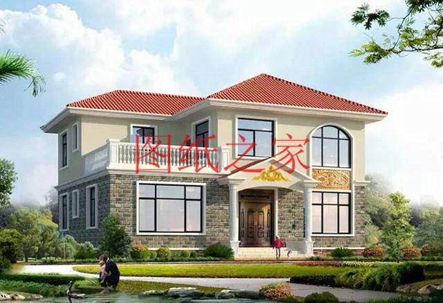 農(nóng)村兩層簡(jiǎn)歐別墅，148平米只要25萬(wàn)就能建好，你心動(dòng)了嗎？