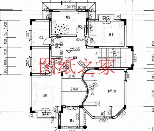136平米三層別墅，12米X12米方正戶型，一大家子都能住在一起！