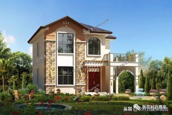 10套二層自建別墅設計圖推薦 第3款經(jīng)濟又舒適 第8款可以說是別墅中的愛馬仕