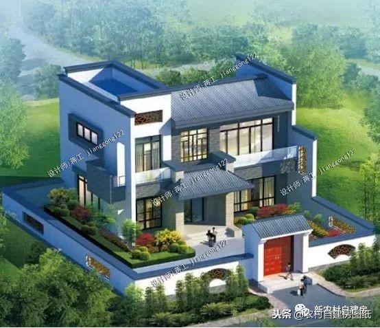 10套二層自建別墅設計圖推薦 第3款經(jīng)濟又舒適 第8款可以說是別墅中的愛馬仕