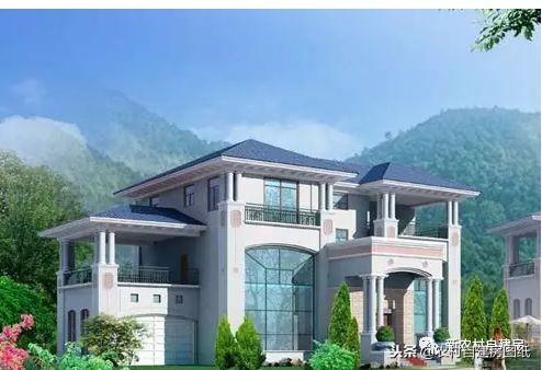 歐式豪華三層農(nóng)村自建別墅，敢這么建的，不是土豪就是大老板