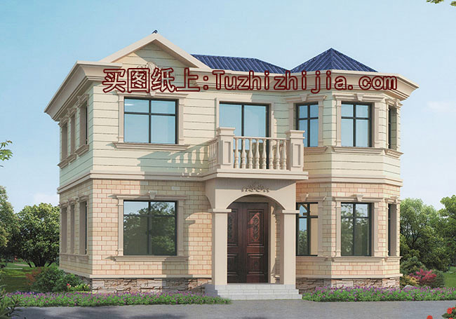 農(nóng)村自建20萬二層小樓圖，看著舒心，住著舒服！