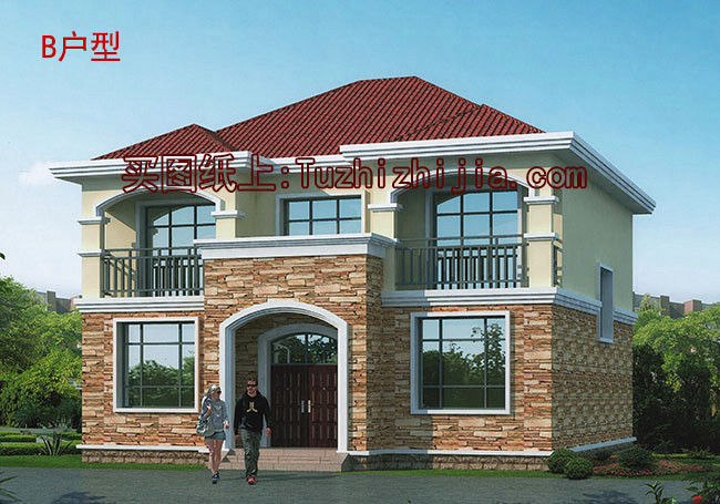 農(nóng)村自建20萬二層小樓圖，看著舒心，住著舒服！