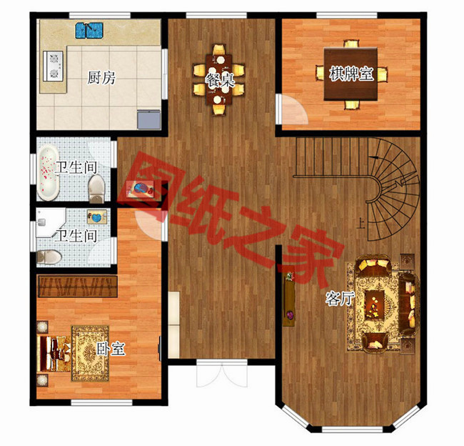 農(nóng)村自建20萬二層小樓圖，看著舒心，住著舒服！