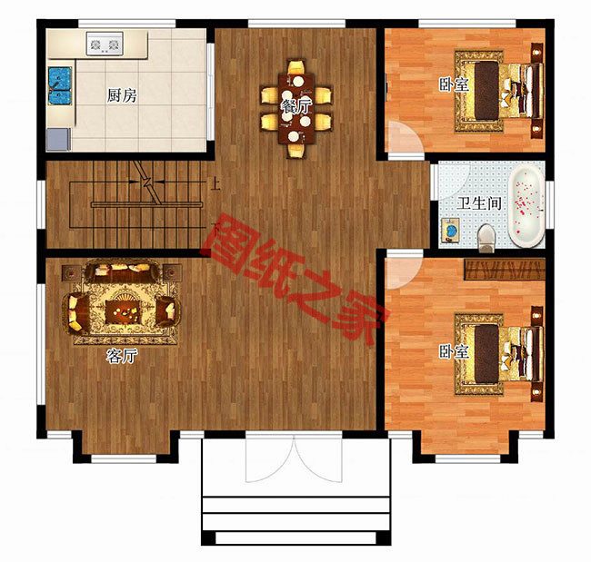 農(nóng)村自建20萬二層小樓圖，看著舒心，住著舒服！