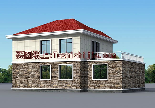 農(nóng)村自建20萬二層小樓圖，看著舒心，住著舒服！