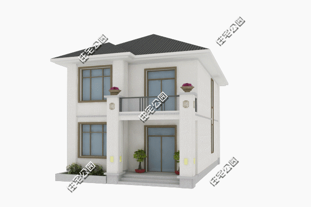 4室2廳的戶型占地不足百平？這套農(nóng)村窄面寬小別墅給你答案