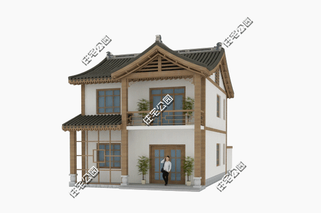 見(jiàn)多了農(nóng)村自建的中式別墅，不如換個(gè)口味，這套日式讓你眼前一亮