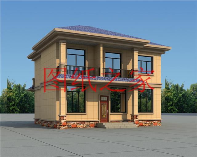 占地130平米左右的農(nóng)村二層別墅，造價只要25萬，經(jīng)濟又實惠！