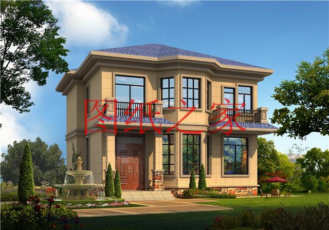 占地130平米左右的農(nóng)村二層別墅，造價只要25萬，經(jīng)濟又實惠！