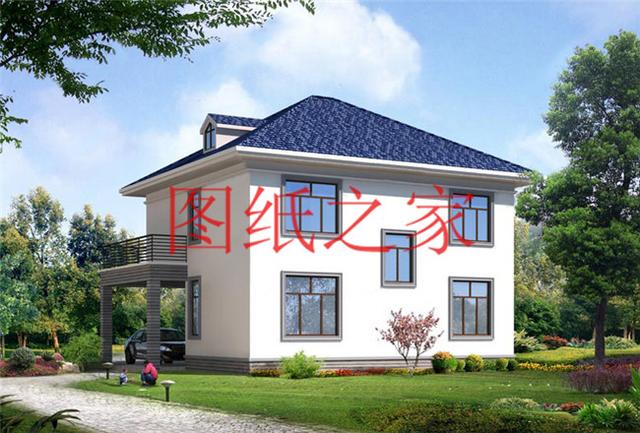 占地130平米左右的農(nóng)村二層別墅，造價只要25萬，經(jīng)濟又實惠！