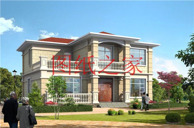 占地130平米左右的農(nóng)村二層別墅，造價只要25萬，經(jīng)濟又實惠！