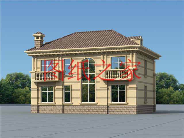 占地130平米左右的農(nóng)村二層別墅，造價只要25萬，經(jīng)濟又實惠！