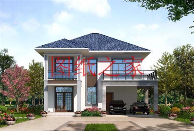 占地130平米左右的農(nóng)村二層別墅，造價只要25萬，經(jīng)濟又實惠！