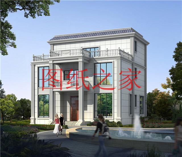 12X12米農(nóng)村三層別墅，經(jīng)典大氣又實用，這樣的設(shè)計你喜歡嗎？