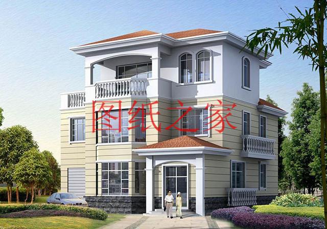 12X12米農(nóng)村三層別墅，經(jīng)典大氣又實用，這樣的設(shè)計你喜歡嗎？