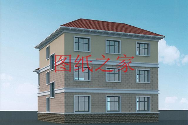 12X12米農(nóng)村三層別墅，經(jīng)典大氣又實用，這樣的設(shè)計你喜歡嗎？