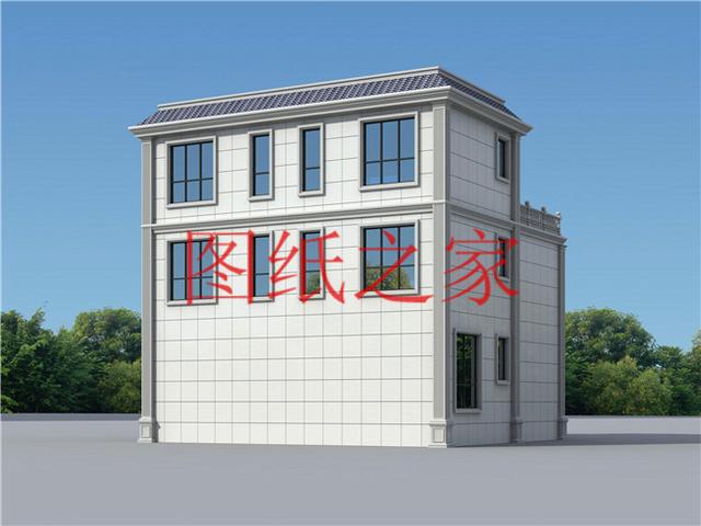 12X12米農(nóng)村三層別墅，經(jīng)典大氣又實用，這樣的設(shè)計你喜歡嗎？