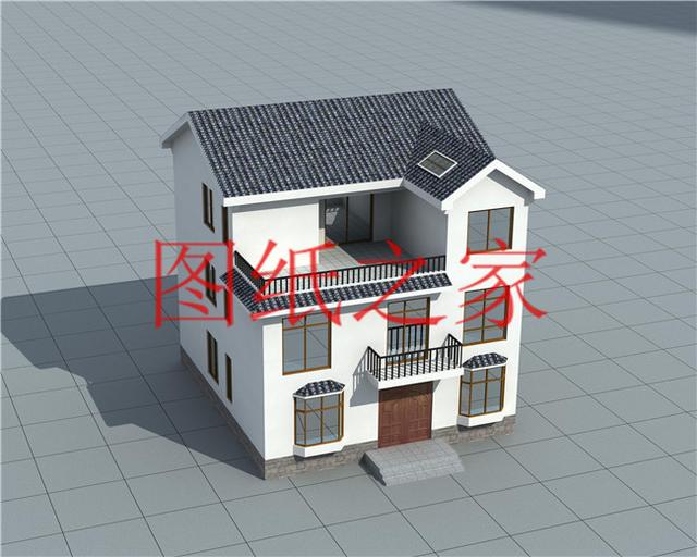 120平米的農(nóng)村三層別墅，造價30萬左右，喜歡就帶回家建房吧！