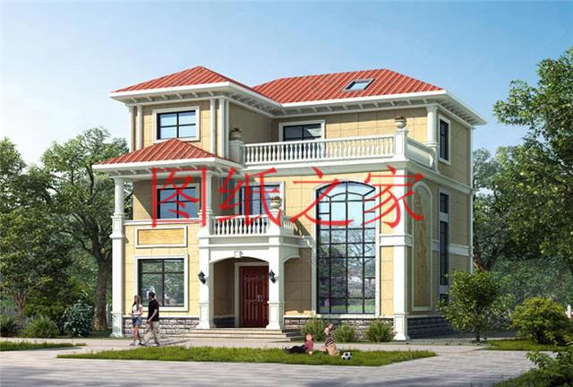 120平米的農(nóng)村三層別墅，造價30萬左右，喜歡就帶回家建房吧！