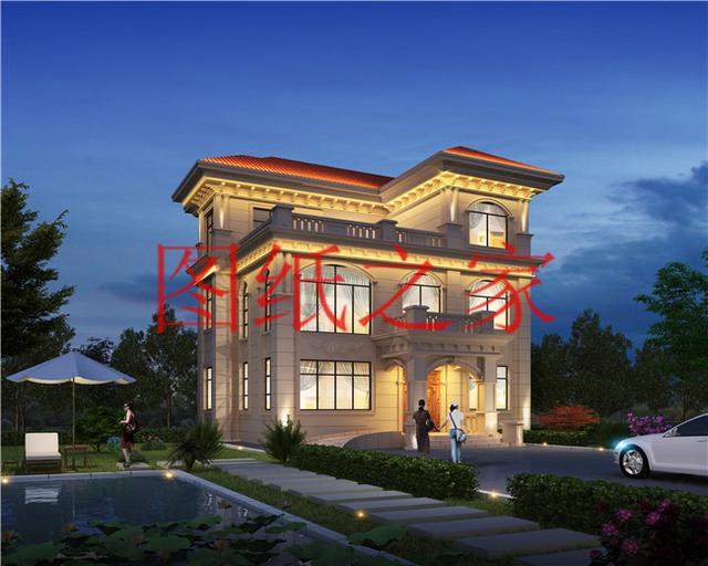 120平米的農(nóng)村三層別墅，造價30萬左右，喜歡就帶回家建房吧！