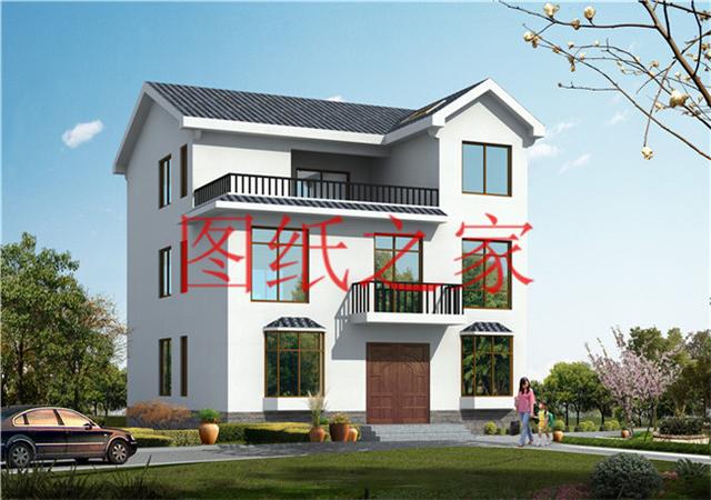 120平米的農(nóng)村三層別墅，造價30萬左右，喜歡就帶回家建房吧！