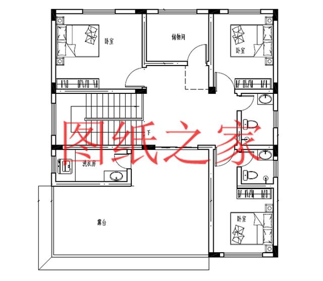 120平米的農(nóng)村三層別墅，造價30萬左右，喜歡就帶回家建房吧！