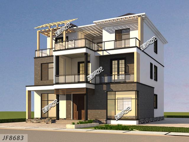 現(xiàn)代風(fēng)農(nóng)村自建小別墅，漂亮的不像實力派，非常受年輕人喜愛！