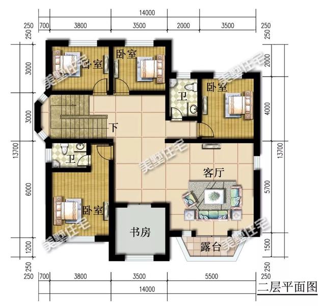 造價(jià)只要30多萬(wàn)的二層農(nóng)村別墅，6臥4衛(wèi)，回鄉(xiāng)建一棟超值