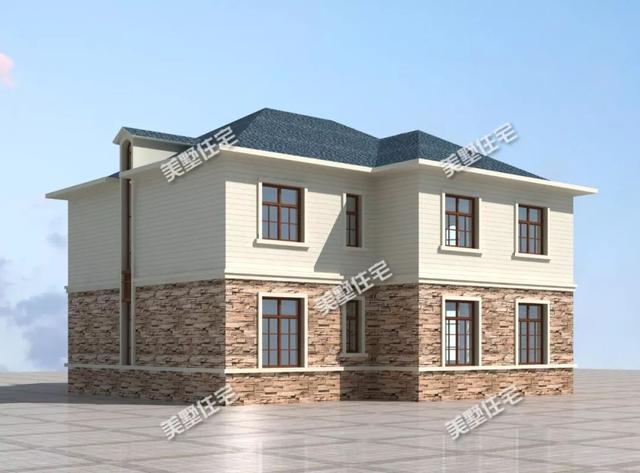 造價(jià)只要30多萬(wàn)的二層農(nóng)村別墅，6臥4衛(wèi)，回鄉(xiāng)建一棟超值