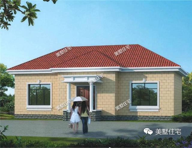 5套一層農(nóng)村自建別墅圖紙，11萬(wàn)建別墅，見(jiàn)過(guò)的都說(shuō)比樓房好