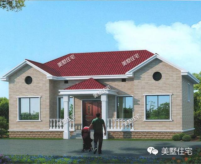 5套一層農(nóng)村自建別墅圖紙，11萬(wàn)建別墅，見(jiàn)過(guò)的都說(shuō)比樓房好