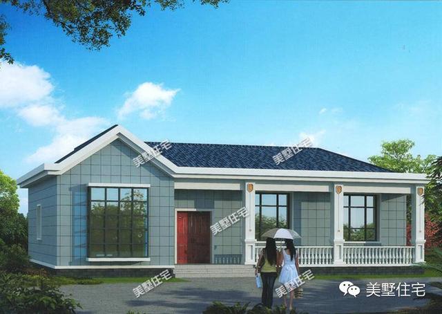 5套一層農(nóng)村自建別墅圖紙，11萬(wàn)建別墅，見(jiàn)過(guò)的都說(shuō)比樓房好