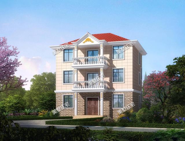 100平米左右的小戶型農(nóng)村自建房，美觀大方，造價(jià)低