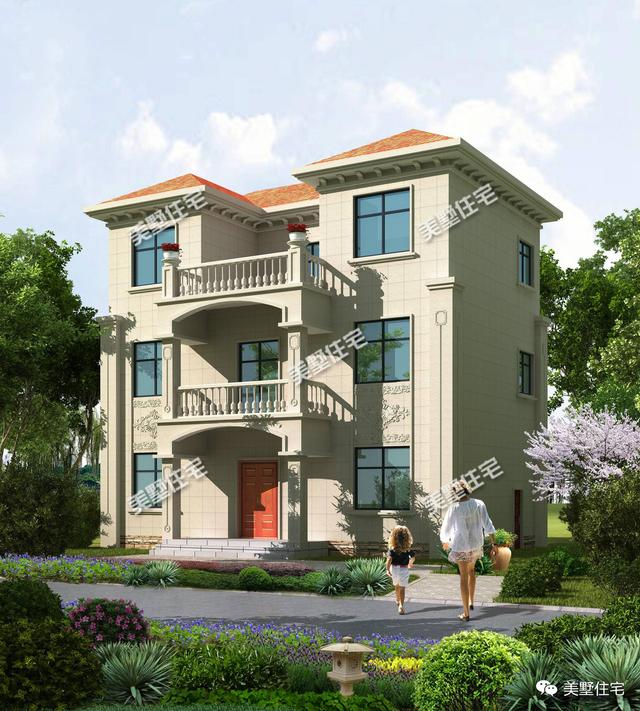 100平米左右的小戶型農(nóng)村自建房，美觀大方，造價(jià)低