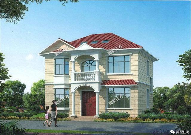 100平米左右的小戶型農(nóng)村自建房，美觀大方，造價(jià)低