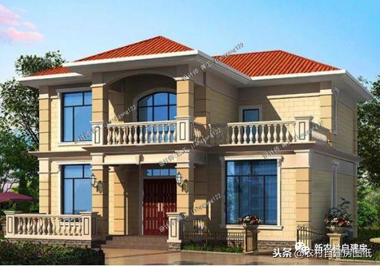 3款二層農(nóng)村小別墅設(shè)計(jì)方案，5、6間臥室，再也不用糾結(jié)建三層了