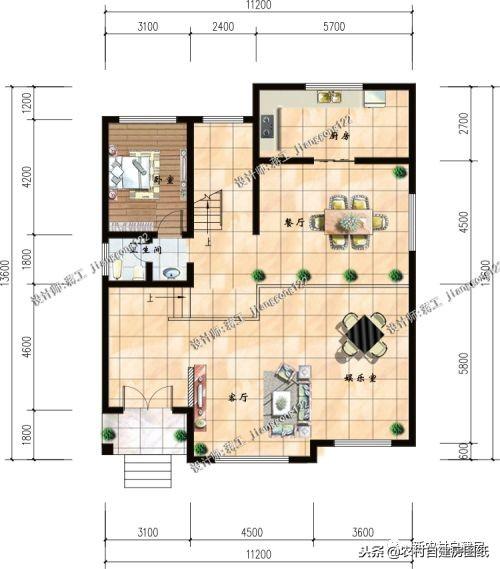 3款二層農(nóng)村小別墅設(shè)計(jì)方案，5、6間臥室，再也不用糾結(jié)建三層了