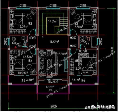 3款二層農(nóng)村小別墅設(shè)計(jì)方案，5、6間臥室，再也不用糾結(jié)建三層了