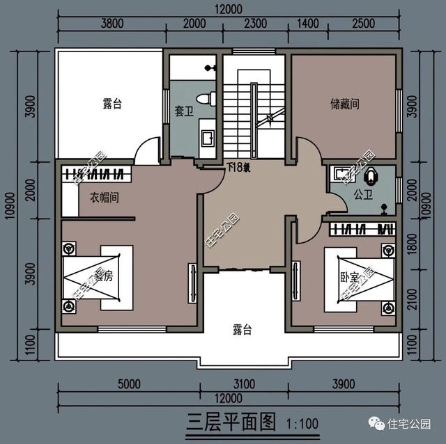 新中式別墅應(yīng)該怎么修建？分享一套12X10米戶型設(shè)計(jì)