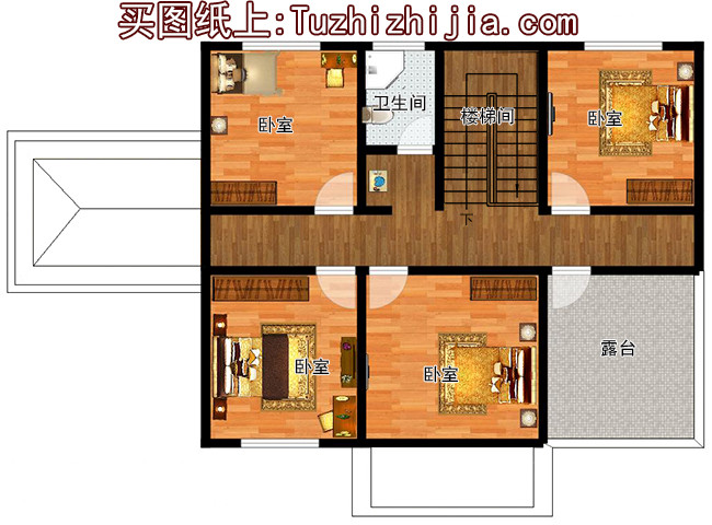 12x10米農(nóng)村建房圖紙，120平二層小洋樓設(shè)計(jì)圖