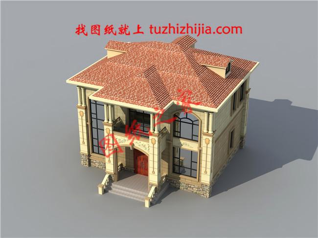 12x10米農(nóng)村建房圖紙，120平二層小洋樓設(shè)計(jì)圖