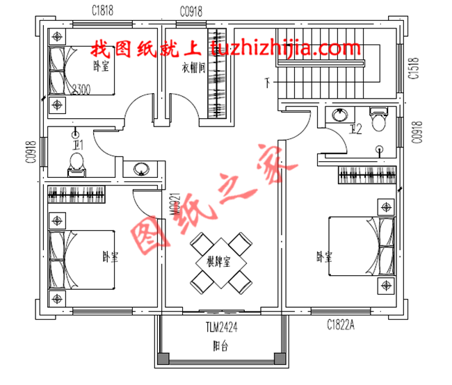 12x10米農(nóng)村建房圖紙，120平二層小洋樓設(shè)計(jì)圖