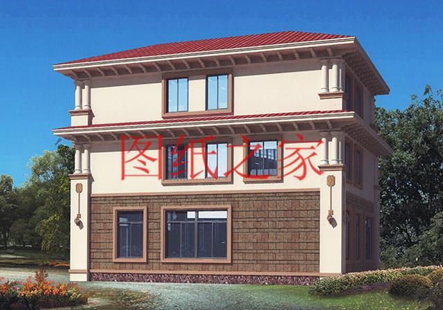 現(xiàn)代風(fēng)三層別墅設(shè)計(jì)圖，13X14米、14X13米的戶型非常接地氣！