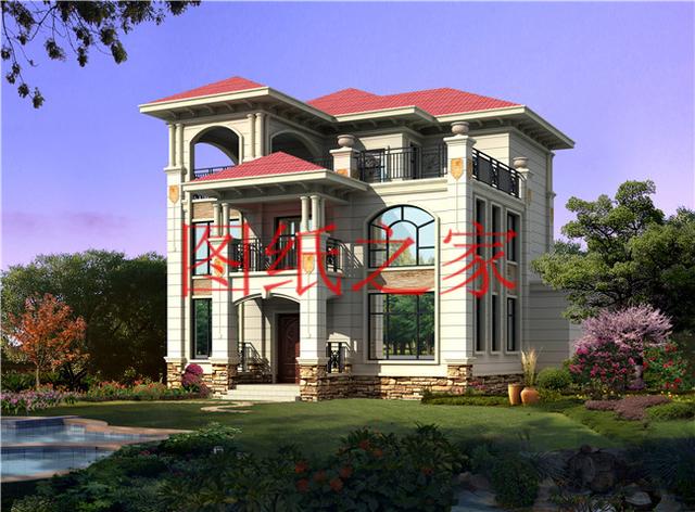 現(xiàn)代風(fēng)三層別墅設(shè)計(jì)圖，13X14米、14X13米的戶型非常接地氣！