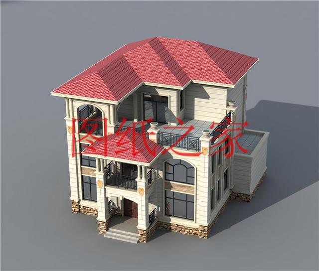 現(xiàn)代風(fēng)三層別墅設(shè)計(jì)圖，13X14米、14X13米的戶型非常接地氣！